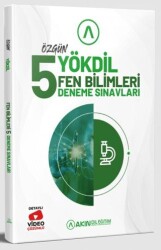 YÖKDİL Fen Bilimleri 5 Deneme Sınavı Video Çözümlü - Akın Dil Eğitim