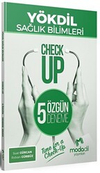Modadil Yayınları YÖKDİL Sağlık Bilimleri Check Up 5 Özgün Deneme - 1