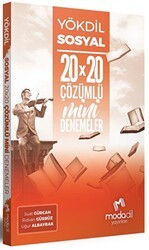 Modadil Yayınları YÖKDİL Sosyal 20x20 Mini Denemeler Çözümlü - Modadil Yayınları