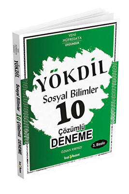 Tercih Akademi Yayınları YÖKDİL Sosyal Bilimler Çözümlü 10 Deneme - 1