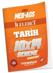 Yönerge Yayınları 2025 MEB-AGS Tarih İLELEBET 10x14 Deneme Çözümlü - 1