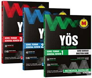 YÖS Genel Yetenek Soru Bankası Seti 1-2-3 - 1