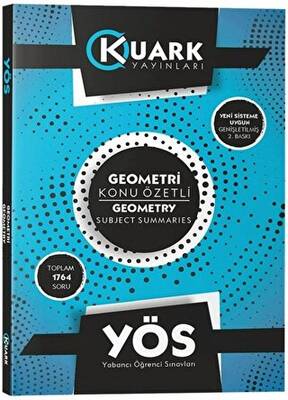 Kuark Yayınları YÖS Geometri Konu Özetli - 1