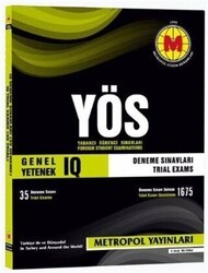 YÖS Iq Deneme Sınavları 35 Deneme - Metropol Yayınları
