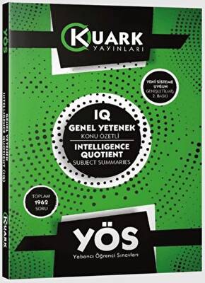 Kuark Yayınları YÖS IQ Genel Yetenek Konu Özetli - 1