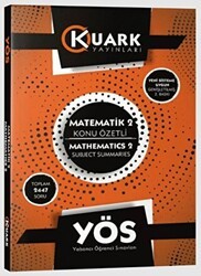 Kuark Yayınları YÖS Matematik 2 Konu Özetli - Kuark Yayınları
