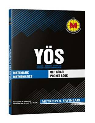 Metropol Yayınları YÖS Matematik Cep Kitabı - 1