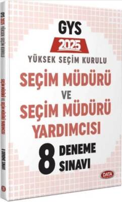 2025 Yüksek Seçim Kurulu YSK Seçim Müdürü 8 Deneme Sınavı - 1