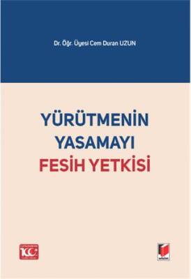 Yürütmenin Yasamayı Fesih Yetkisi - 1