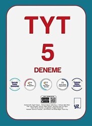 YZ YKS TYT 5 Deneme Sınavı Video Çözümlü - YZ Yayınları
