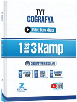 Coğrafyanın Kodları TYT Coğrafya 1 Kitap 3 Kamp Video Ders Kitabı - 1