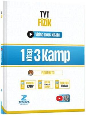 Zeduva Yayınları Fizikfinito TYT Fizik 1 Kitap 3 Kamp Video Ders Kitabı - 1