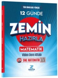 Matematik 12 Günde Zemin Hazırla Matematik Video Ders Kitabı - Zeduva Yayınları