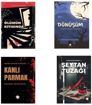 Zehirli Kalem Polisiye Gerilim Öyküler Seçkisi 4 Kitap Takım - 1