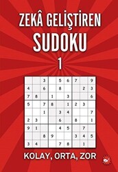 Zeka Geliştiren Sudoku 1 - Beyaz Balina Yayınları