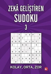 Zeka Geliştiren Sudoku 3 - Beyaz Balina Yayınları