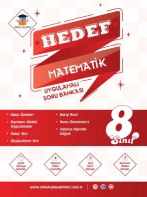 Zeka Küpü Yayınları 8. Sınıf Hedef Matematik Uygulamalı Soru Bankası - 1