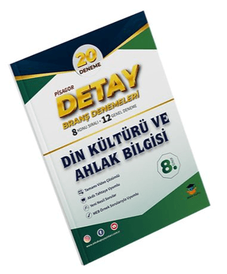 Zeka Küpü Yayınları 8. Sınıf Pisagor Detay Din Kültürü ve Ahlak Bilgisi 20`Lİ Branş Denemesi - 1