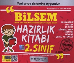 Zekiçocuk Eğitici Kitaplar 2. Sınıf Bilsem Hazırlık Kitabı - Zekiçocuk Eğitici Kitaplar