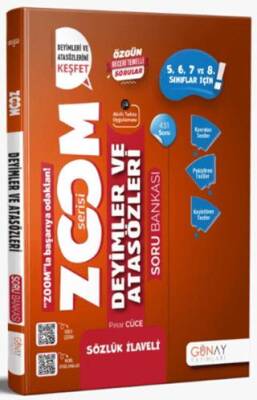 Zoom Deyimler ve Atasözleri 5-6-7-8. Sınıflar İçin - 1