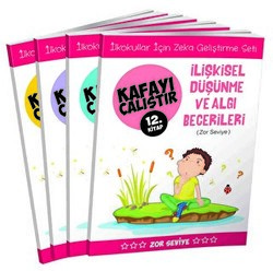 Zor Seviye - Kafayı Çalıştır 4 Kitap Takım - Uğurböceği Yayınları